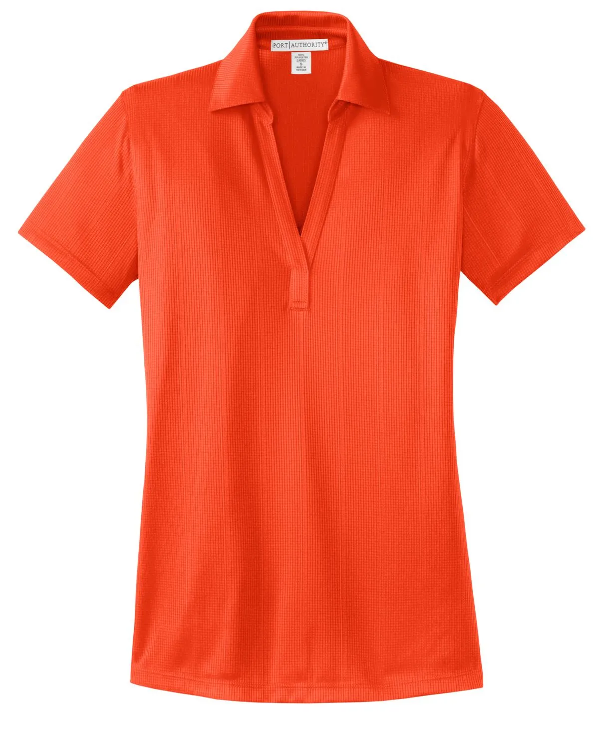 Port Authority Women's Performance Fine Jacquard Polo. L528 Autumn Orange