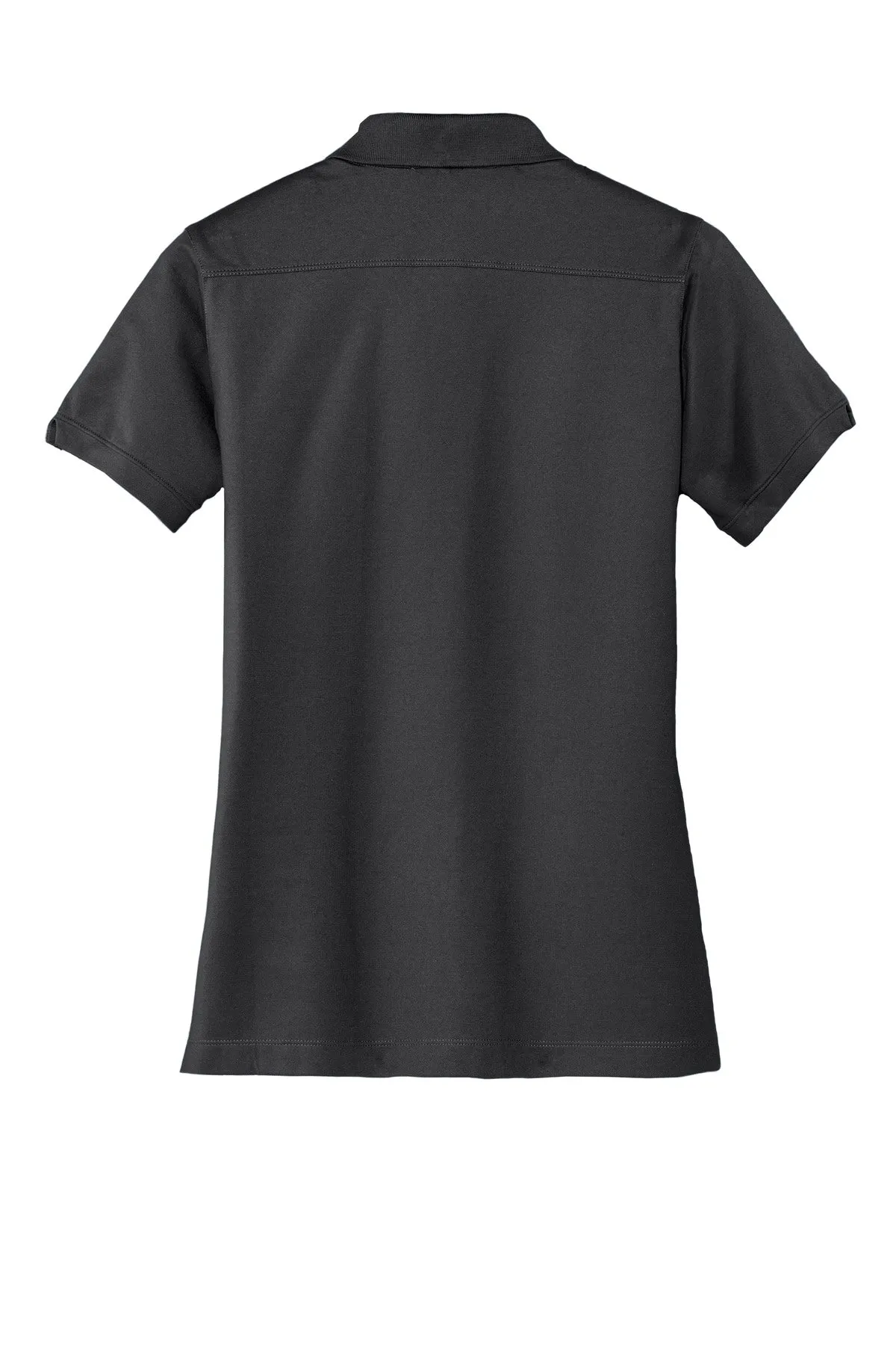 Port Authority Women's Stretch Pique Polo. L555 Grey Smoke