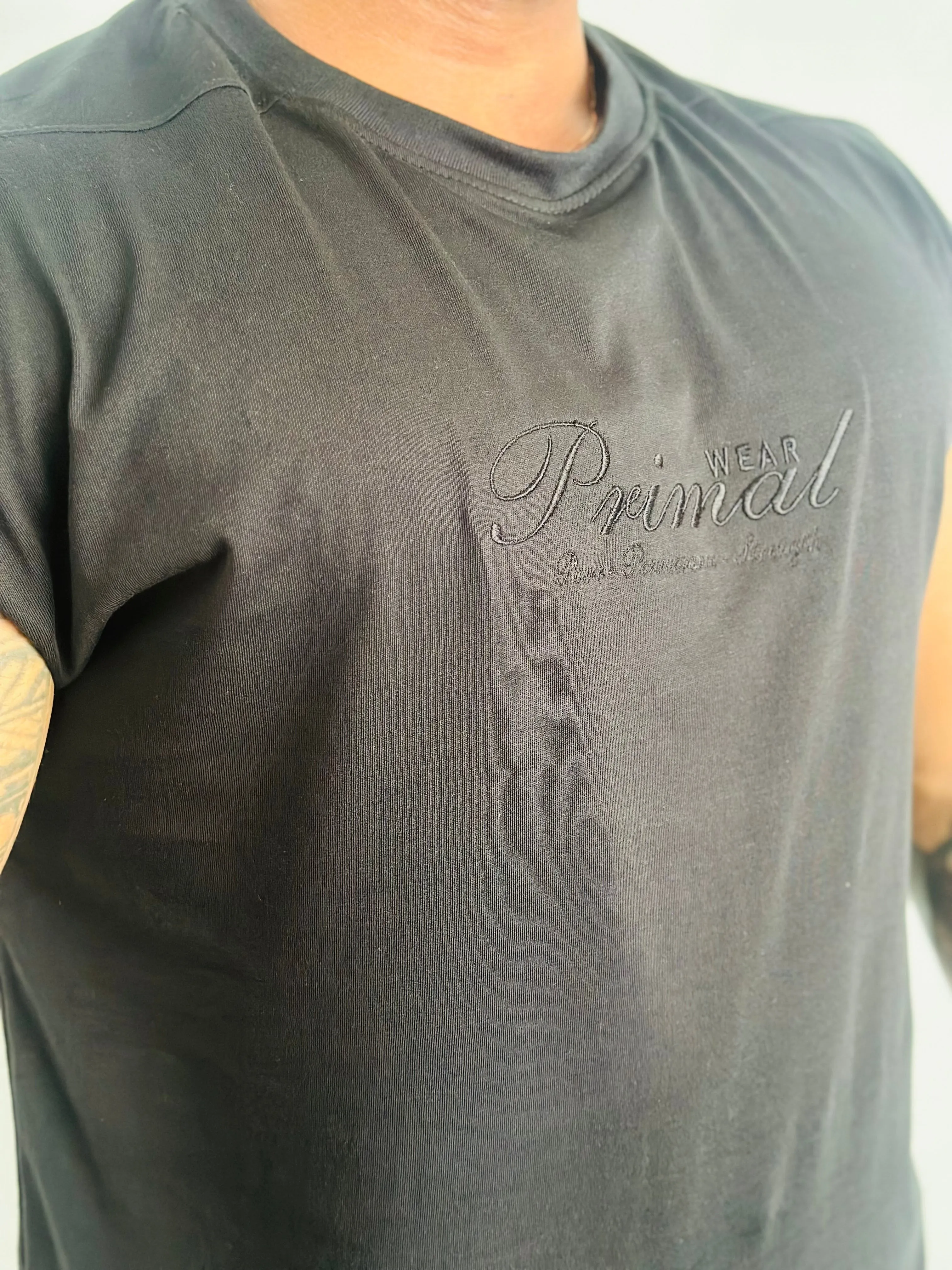 Primal Oversize muscle tank tee