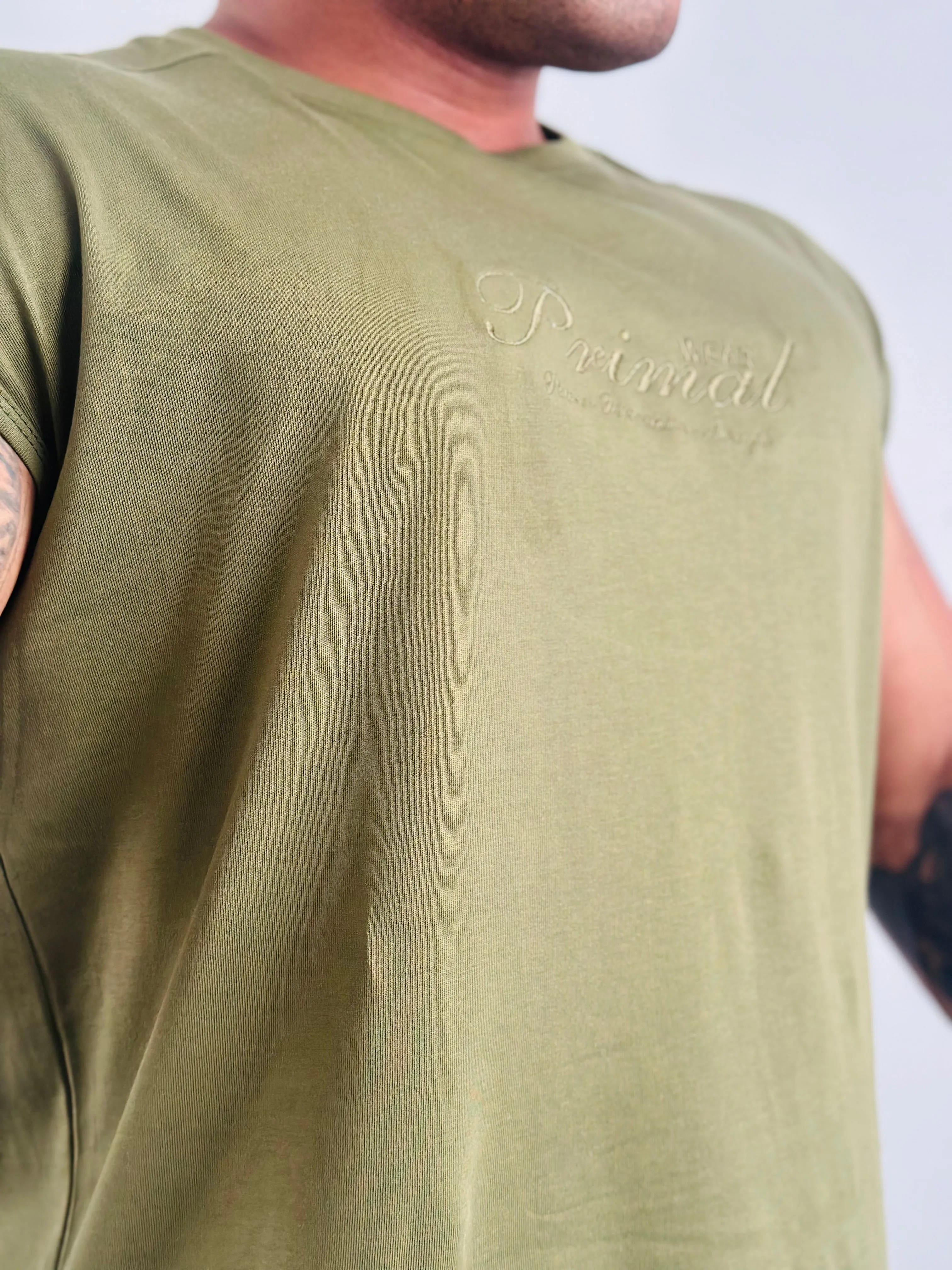 Primal Oversize muscle tank tee
