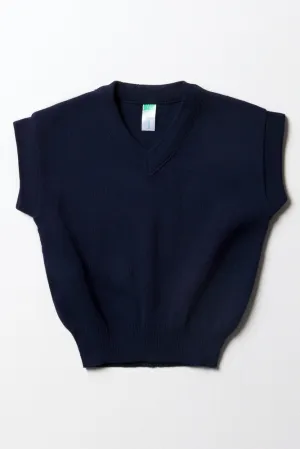 Primary School Sleeveless Jersey Navy