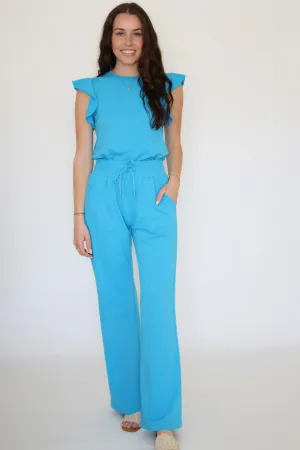 Quincy Pants - Malibu Blue