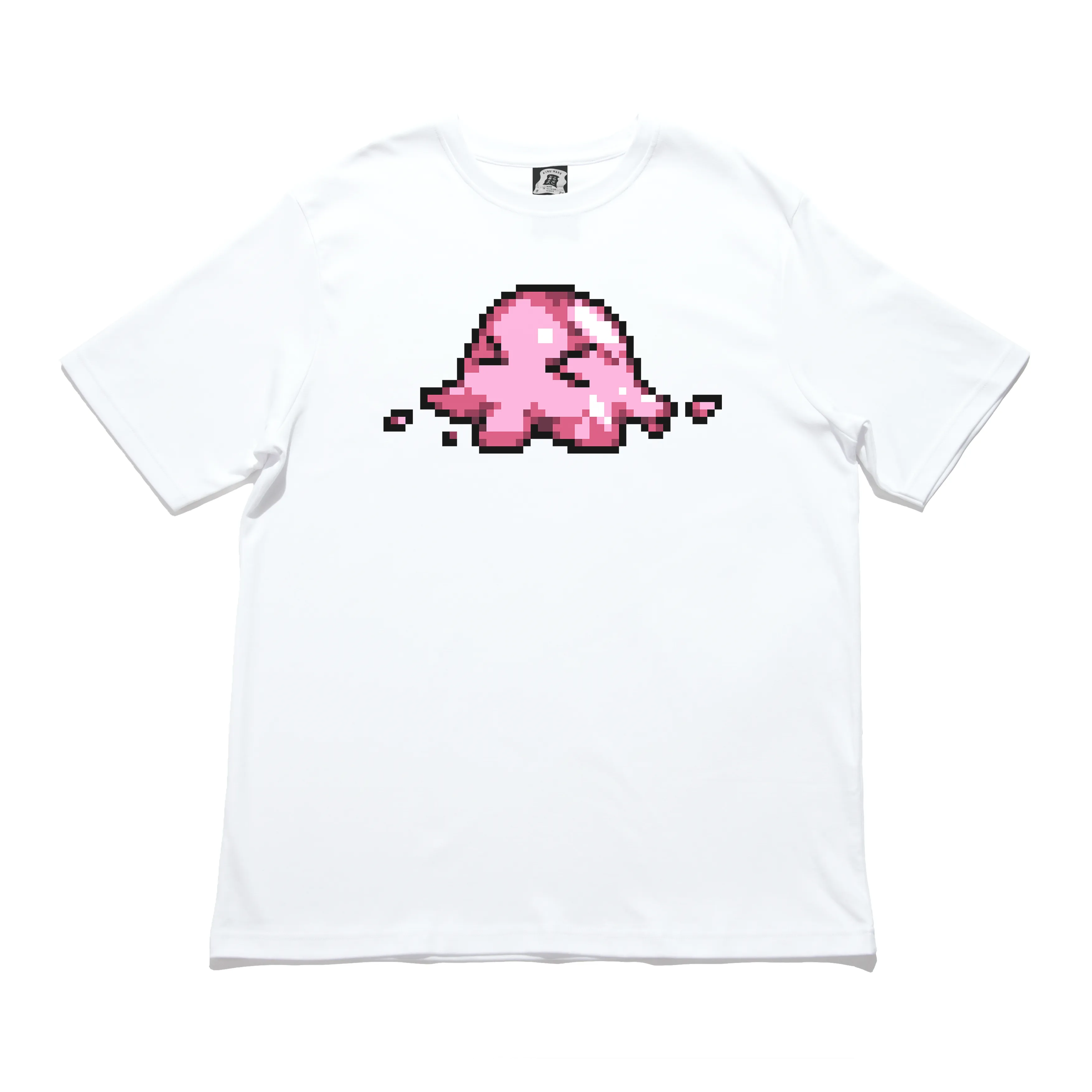 "Slime" Cut and Sew Wide-body Tee White