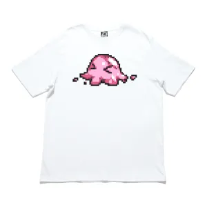 "Slime" Cut and Sew Wide-body Tee White