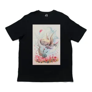 "The Fall" Cut and Sew Wide-body Tee Black