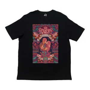 "The Lovers" Cut and Sew Wide-body Tee Black/ Beige
