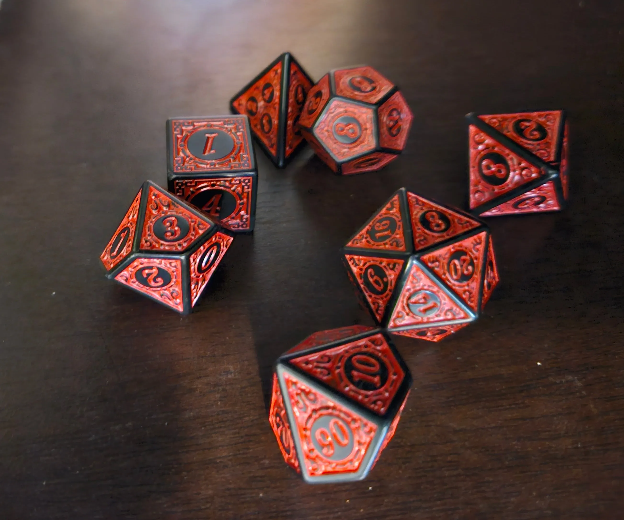 Red Rune Dice