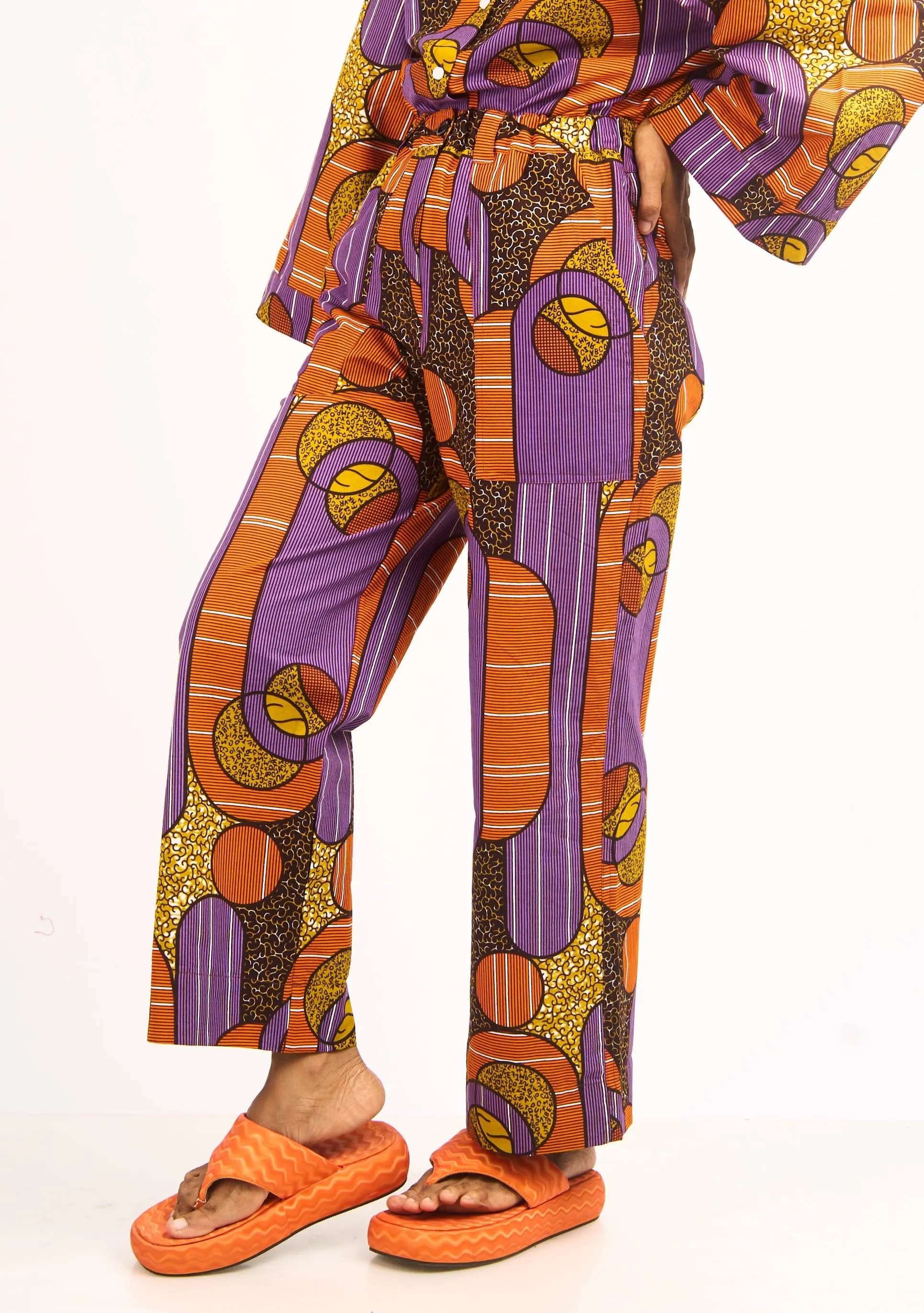 Relaxed Straight Leg Pants - Moon