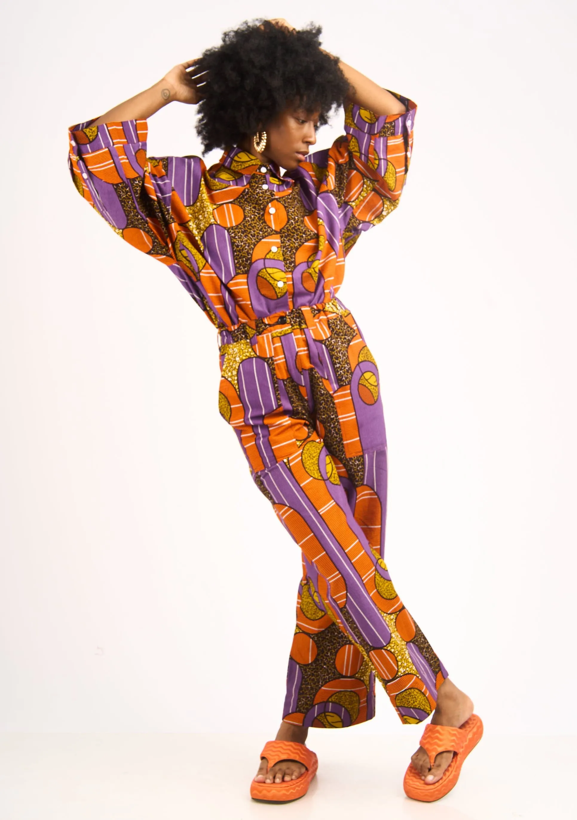 Relaxed Straight Leg Pants - Moon