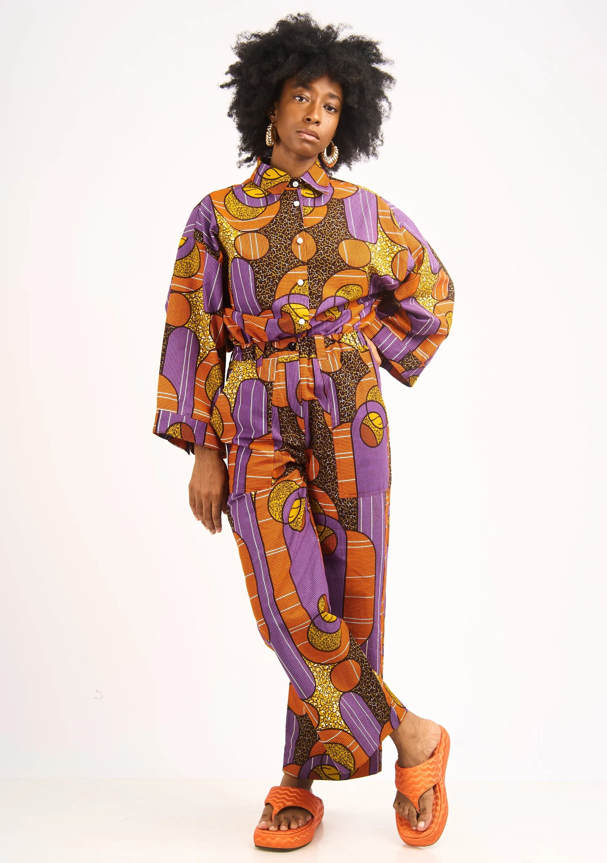 Relaxed Straight Leg Pants - Moon