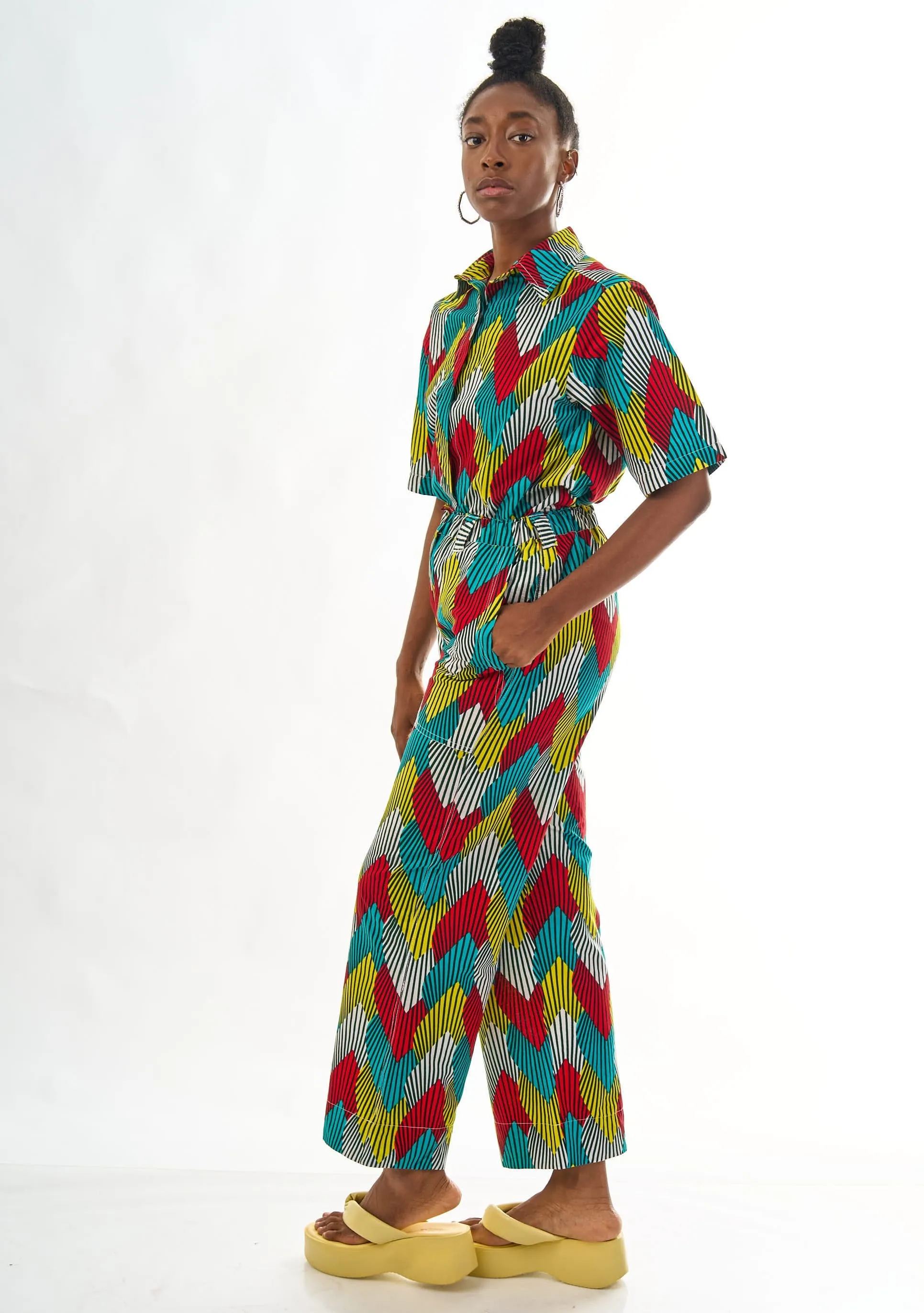 Relaxed Straight Leg Pants - Palms