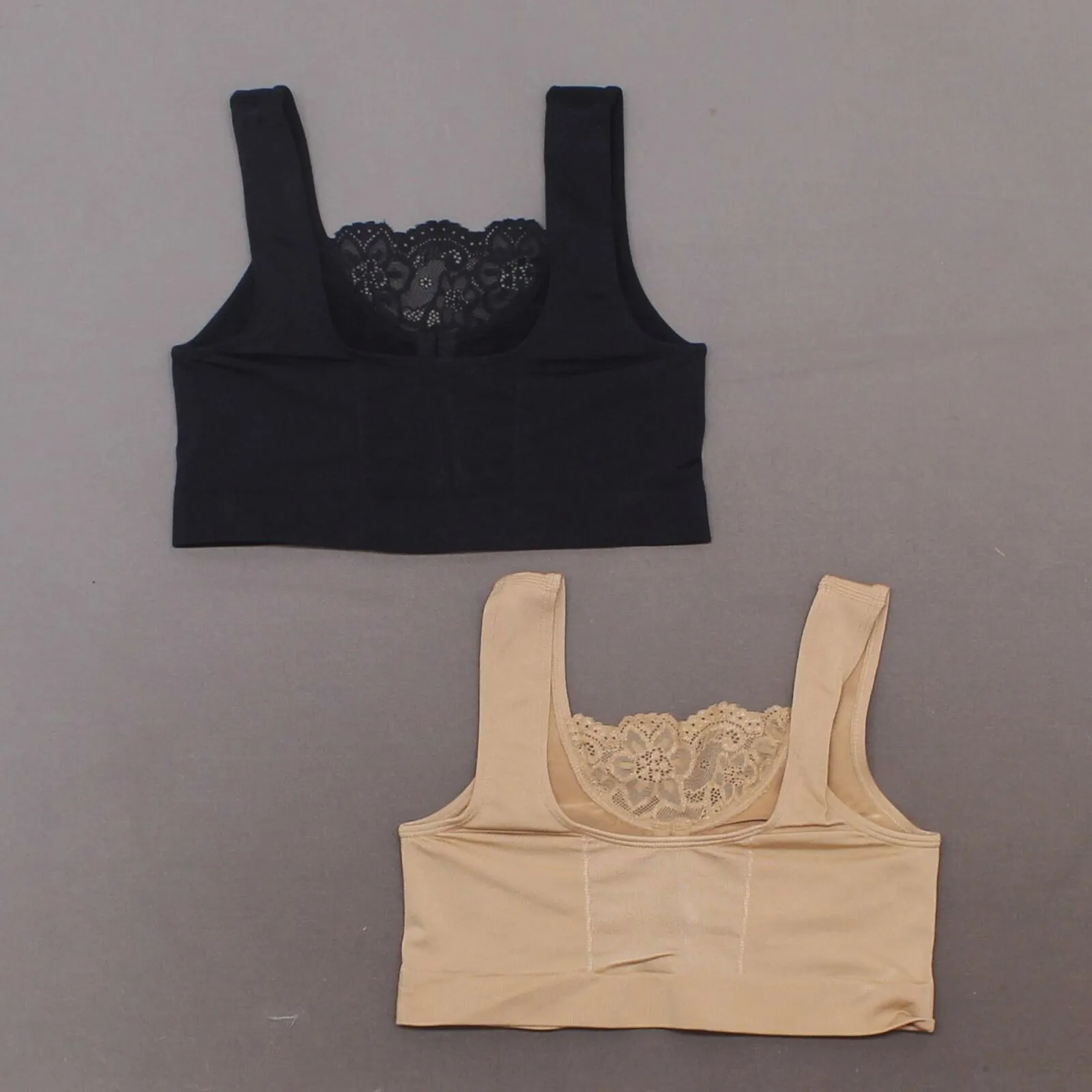 Rhonda Shear 2 Pack Seamless Underwire Bras With Lace Inset