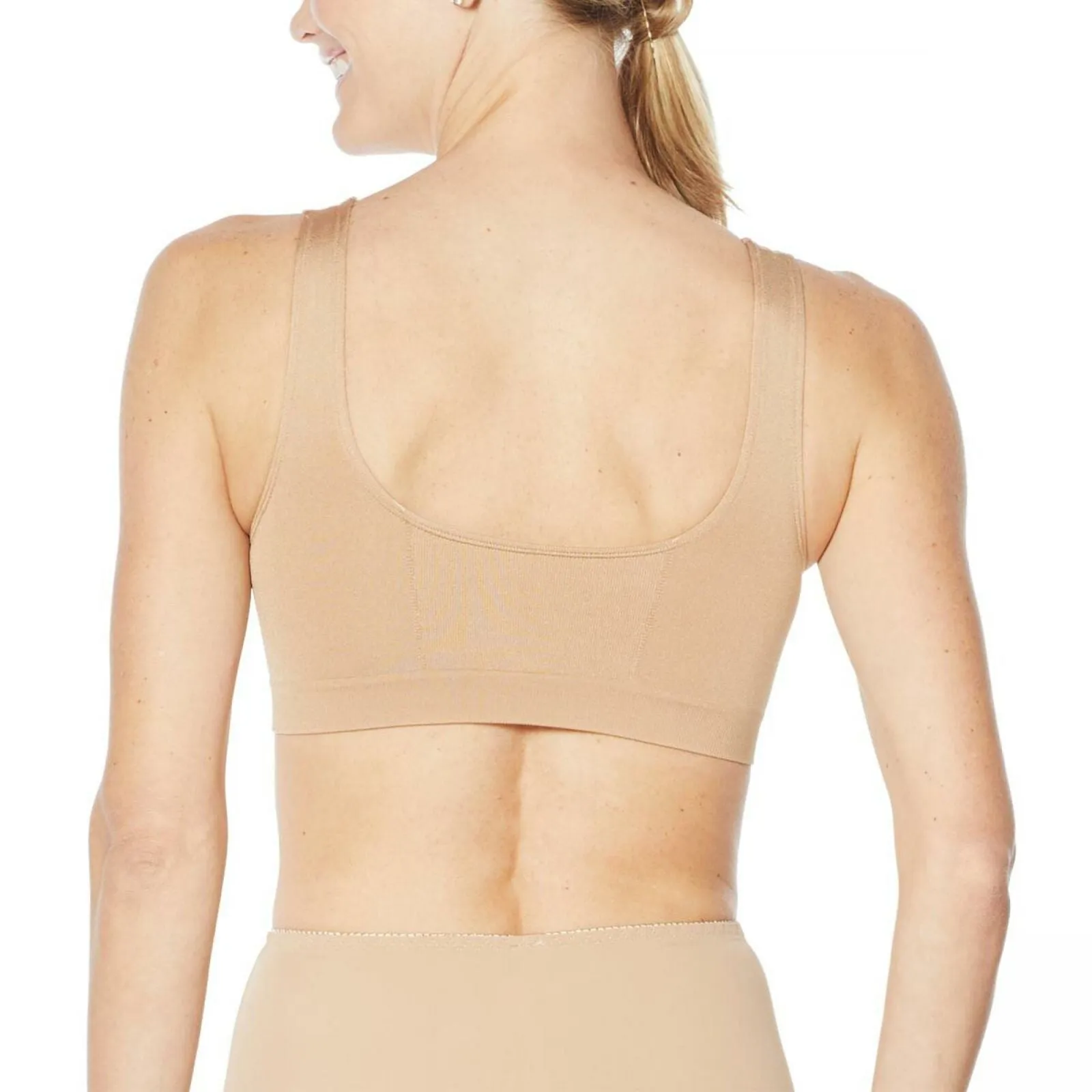 Rhonda Shear 2 Pack Seamless Underwire Bras With Lace Inset