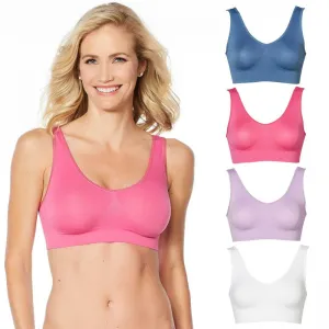 Rhonda Shear 4 Pack Seamless Ahh Bras