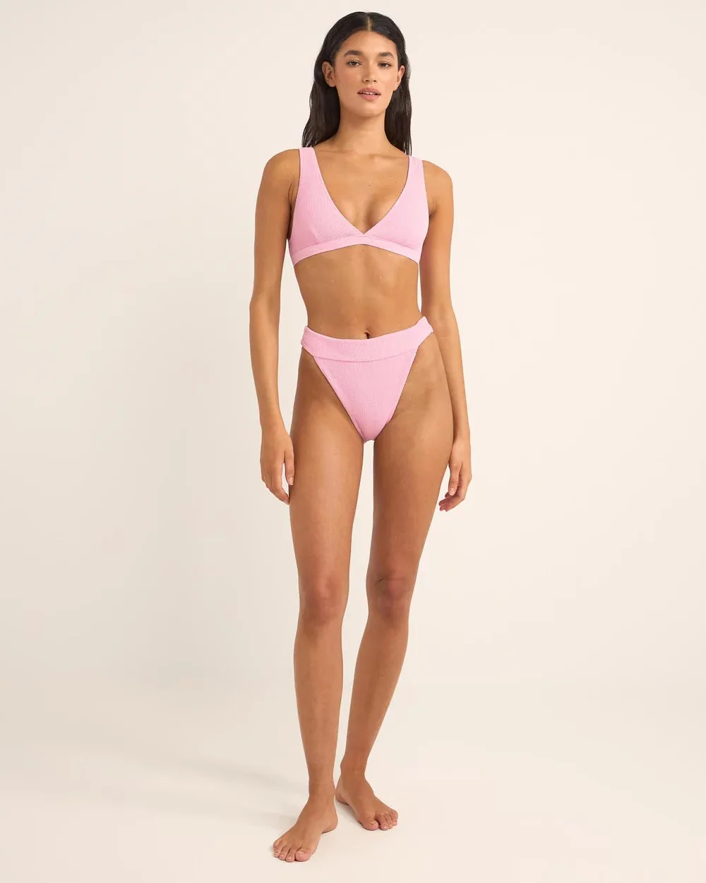 Rhythm - Isla Rib Hi Banded Pants