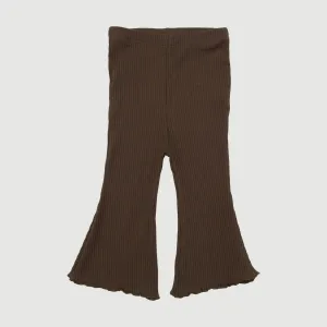 Ribbed Bell Bottoms - Olive