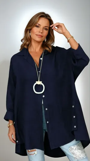 Ricca | Comfortable Oversized Button Shirt