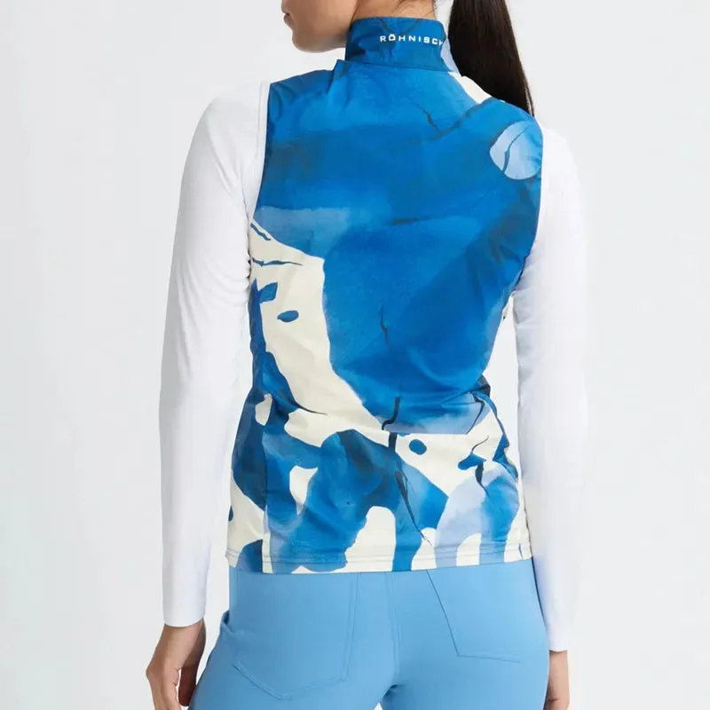Rohnisch Packable Vest - Blue Aquarelle