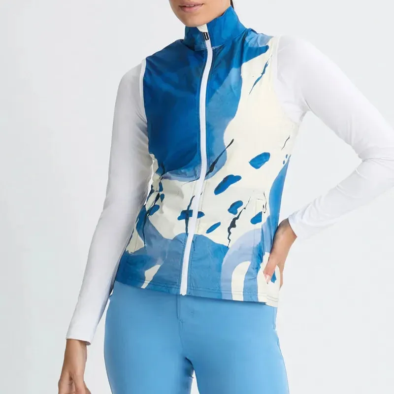 Rohnisch Packable Vest - Blue Aquarelle