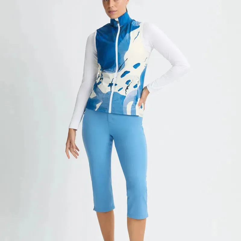 Rohnisch Packable Vest - Blue Aquarelle