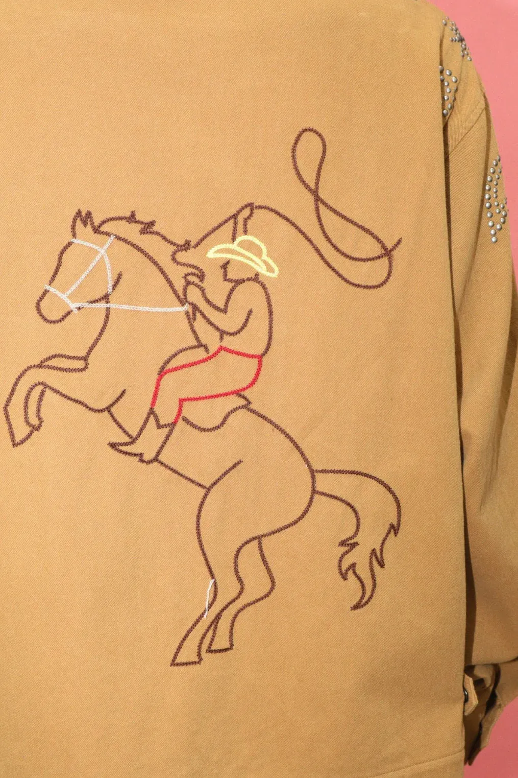 SADDLE UP BARN JACKET - TAN