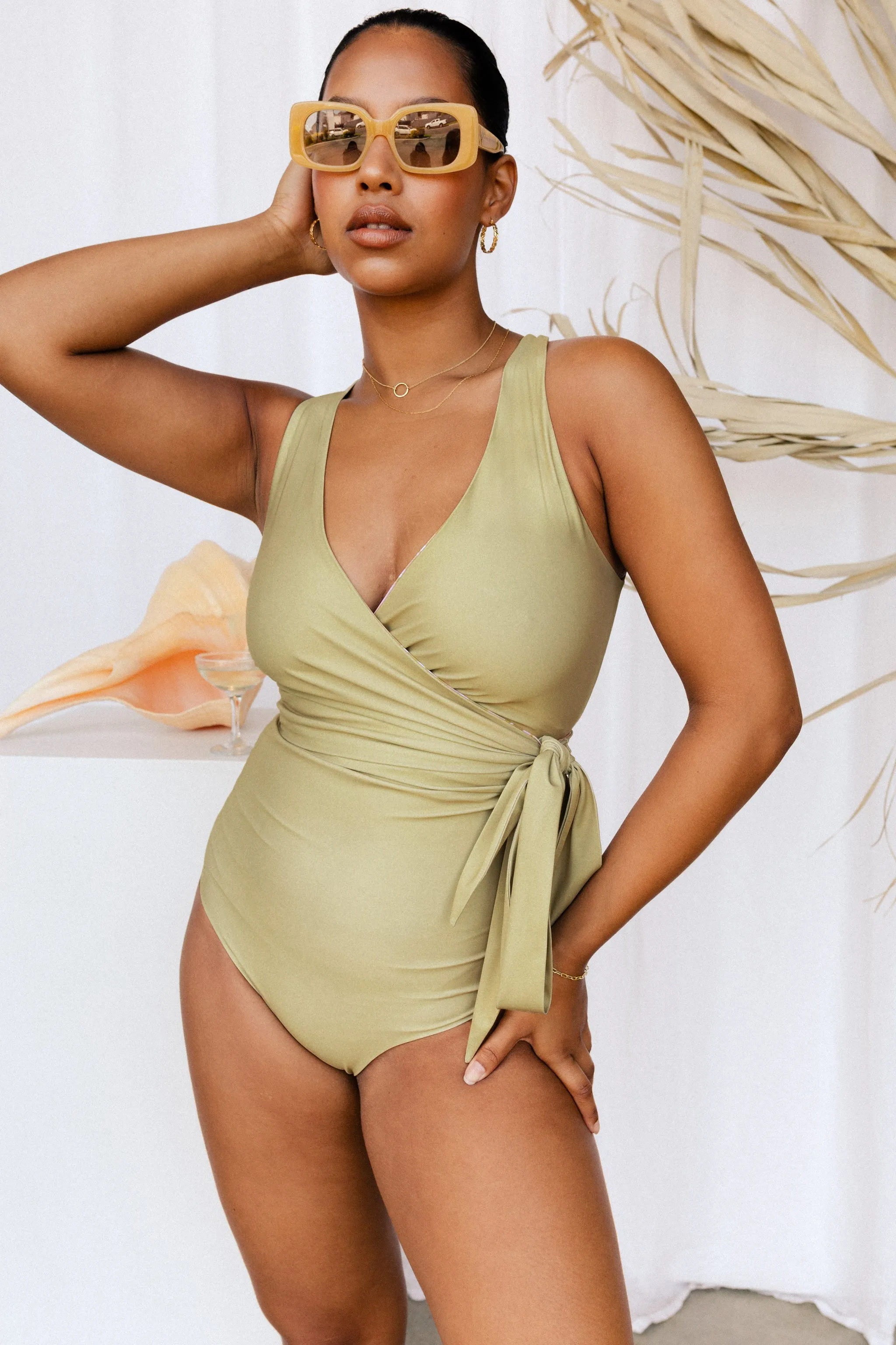 SAMPLE | Bermuda/Pear Reversible Bikini Bottoms