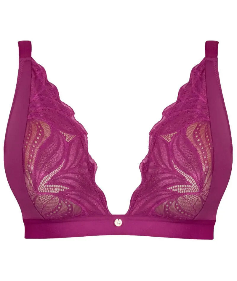Scantilly Indulgence Wire-free Bralette - Orchid/Latte