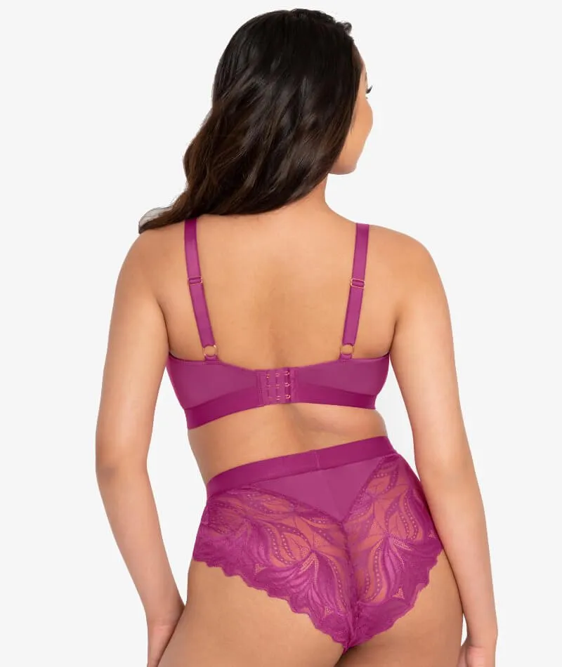 Scantilly Indulgence Wire-free Bralette - Orchid/Latte
