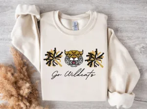 Scottsboro Wildcats Pom Pom Sweatshirt