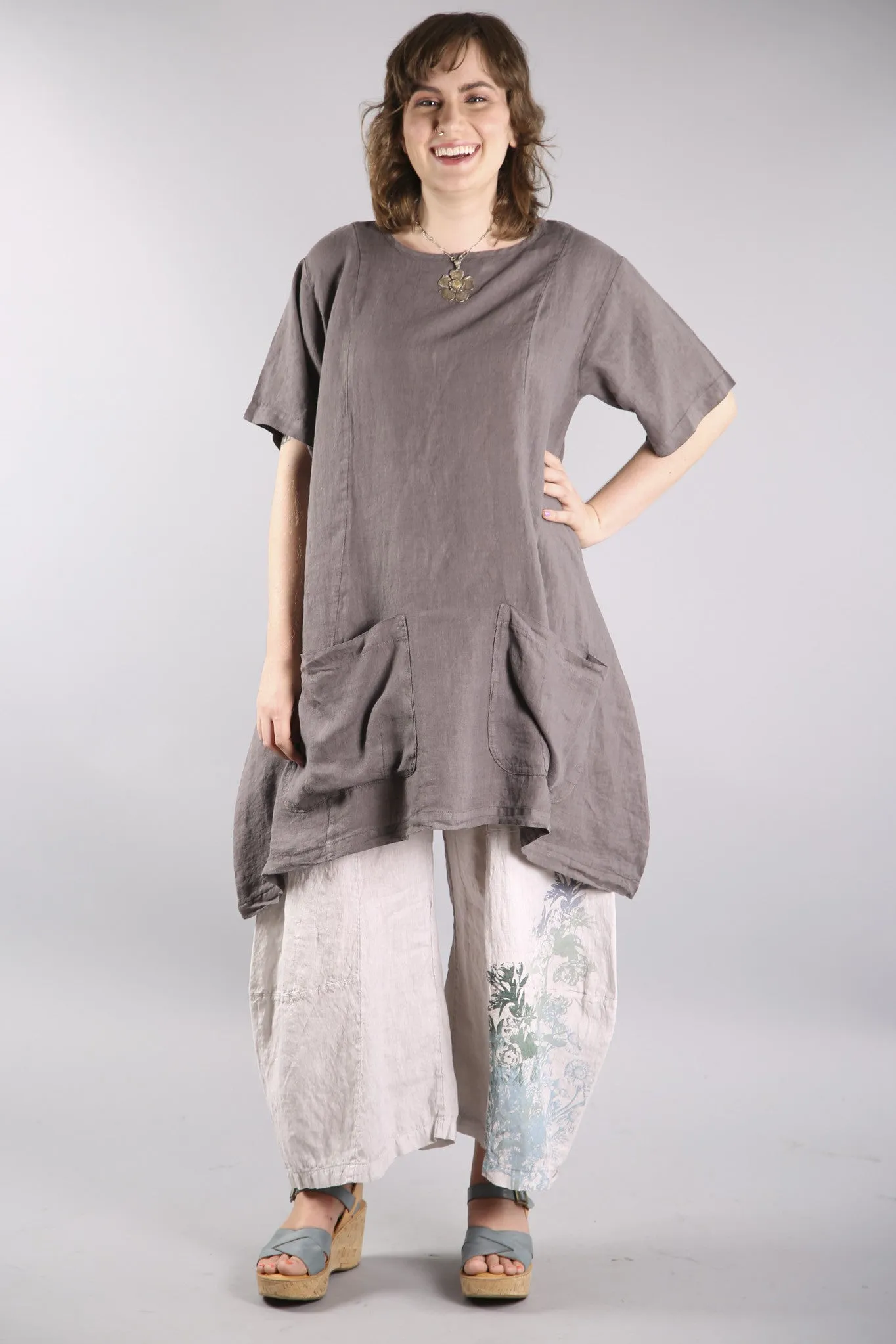 Sea Clouds Linen Dress Sandstar 2261-U