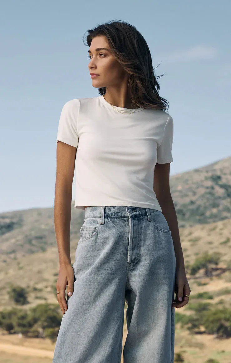 Second Skin Crew-white