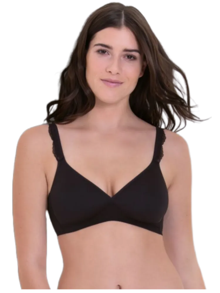 Selma Wireless Soft Bra 5631 with Spacer Cups- Black