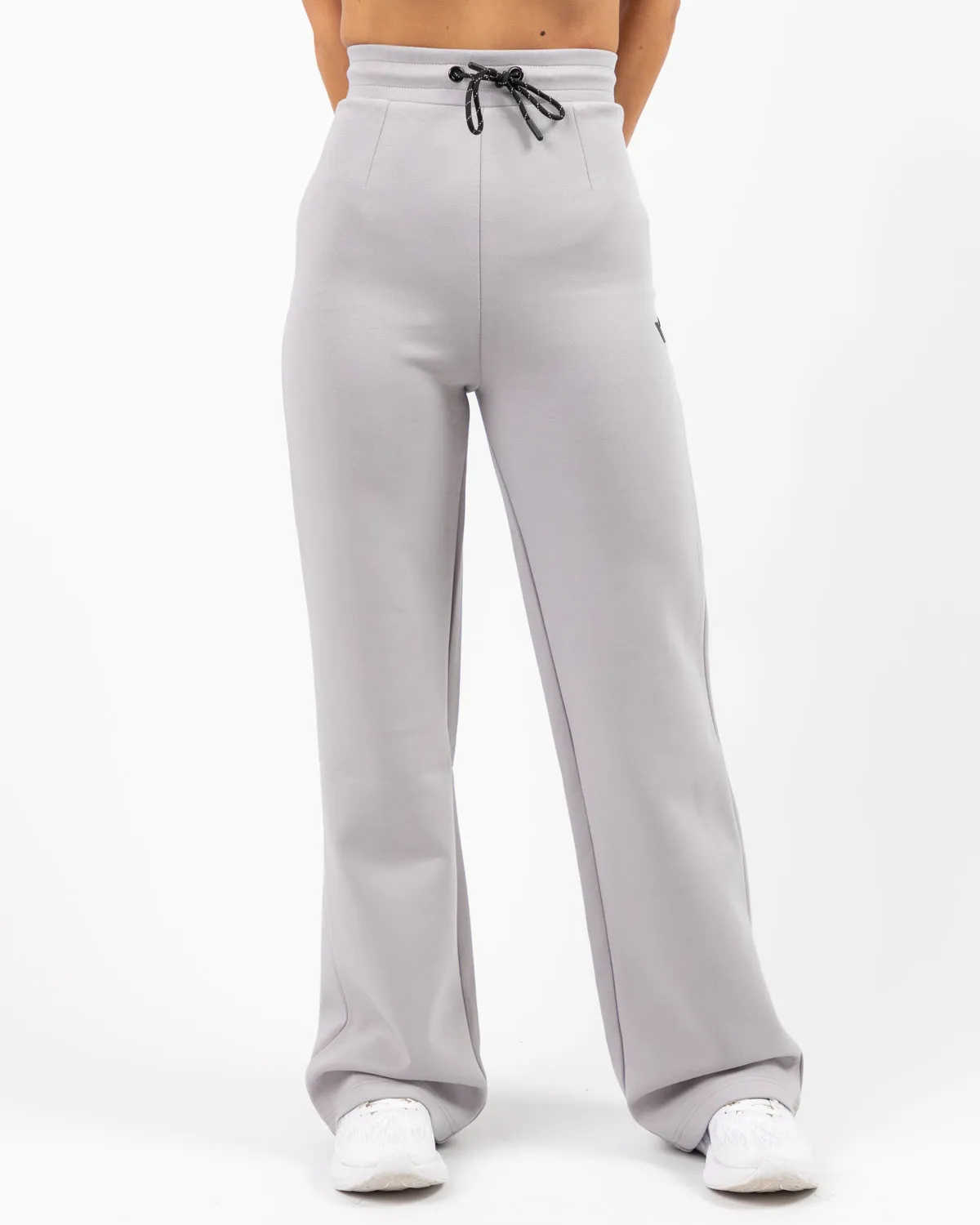 Shield Wide Leg Pants - Light Grey