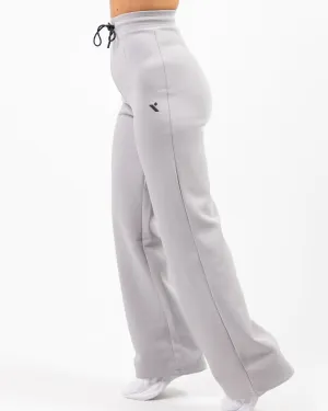 Shield Wide Leg Pants - Light Grey