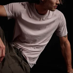 Short Sleeve Crew Neck - Calamine Pigment