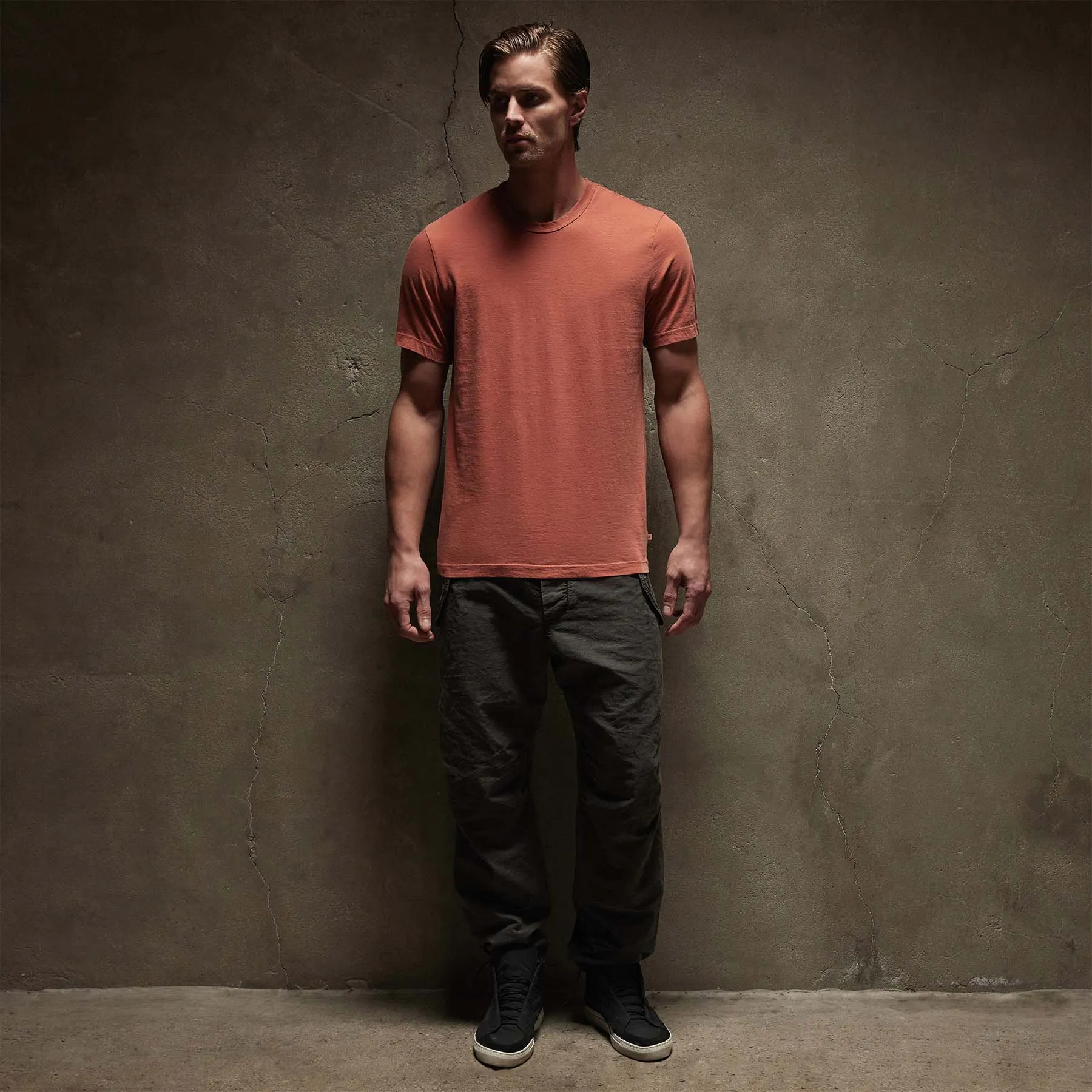 Short Sleeve Crew Neck - Taj Mahal Pigment
