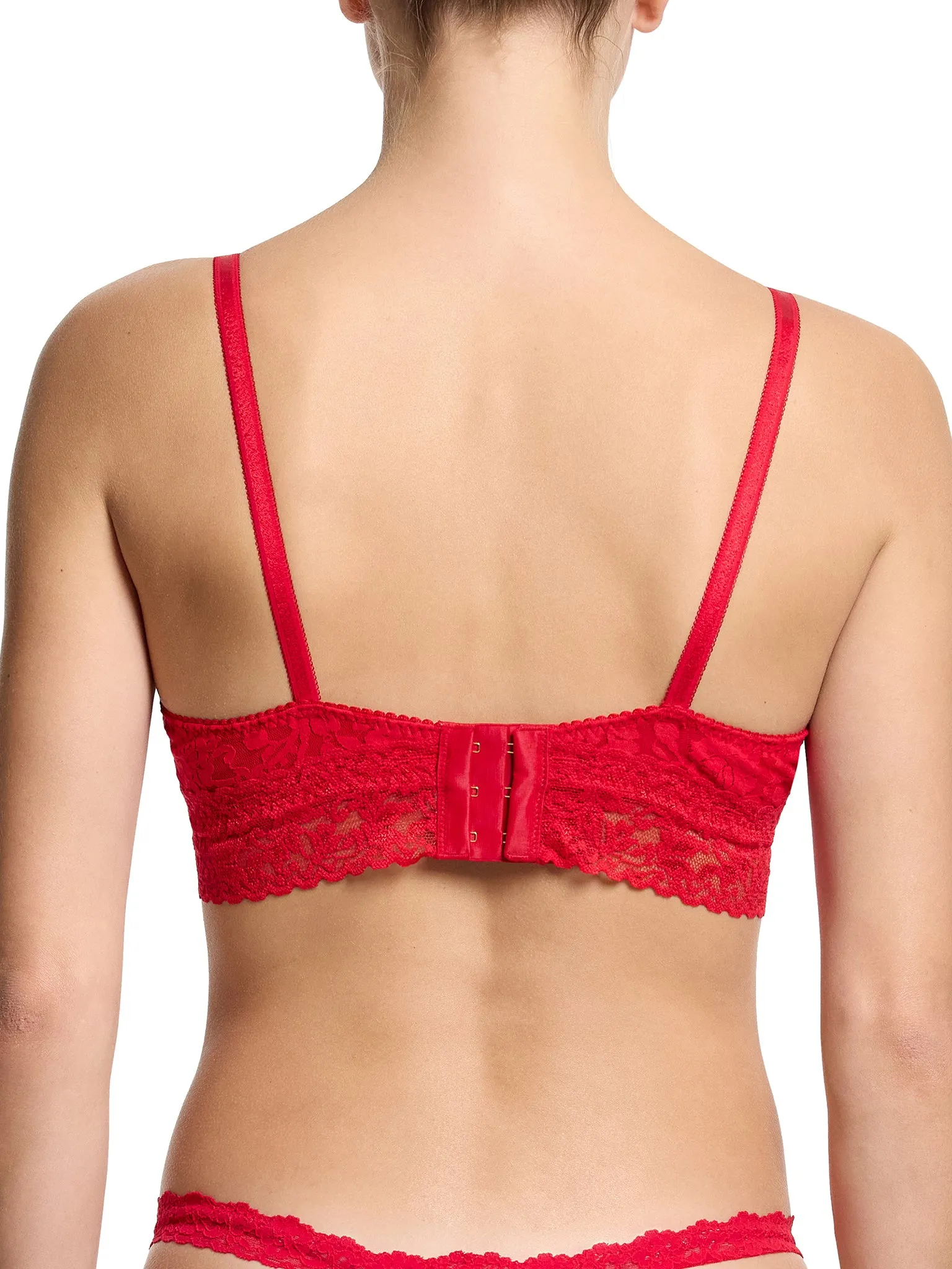 Signature Lace® Plunge Push-Up Bra Red