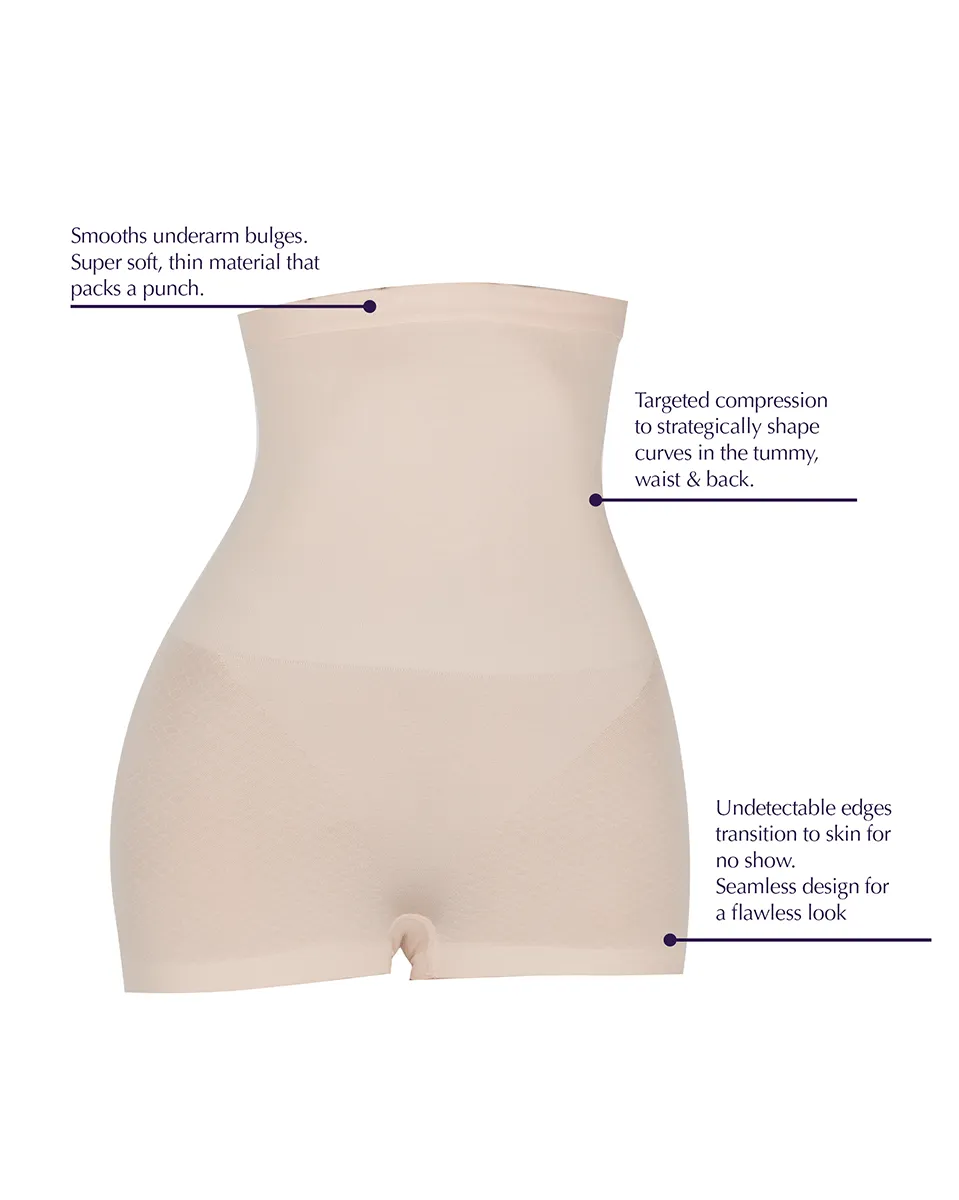 Siluet Silicone-Lined Undetectable Edge High Waist Shaper Shorts Doriane
