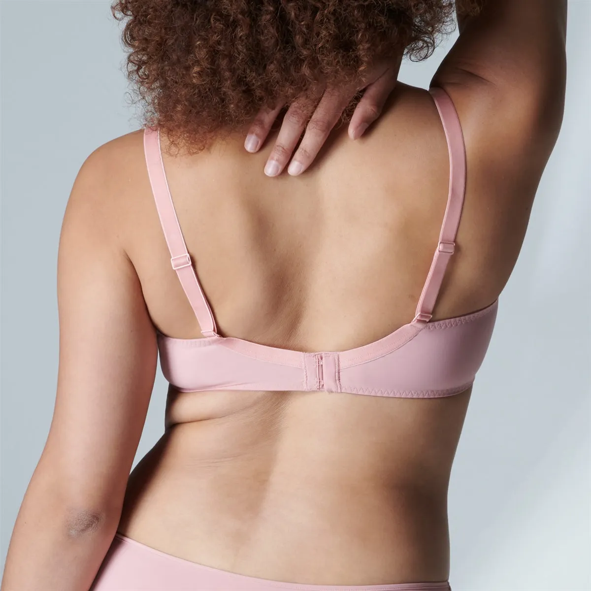 Simone Perele Saga Full Cup Plunge Bra - Verona Pink