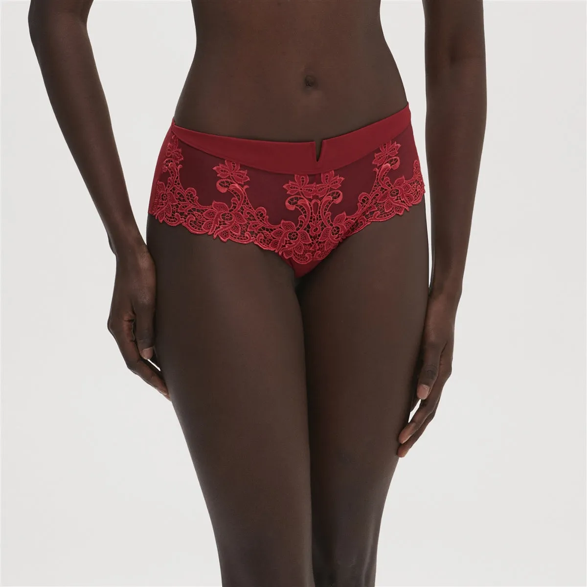 Simone Perele Saga Half Cup Bra - Lipstick Red