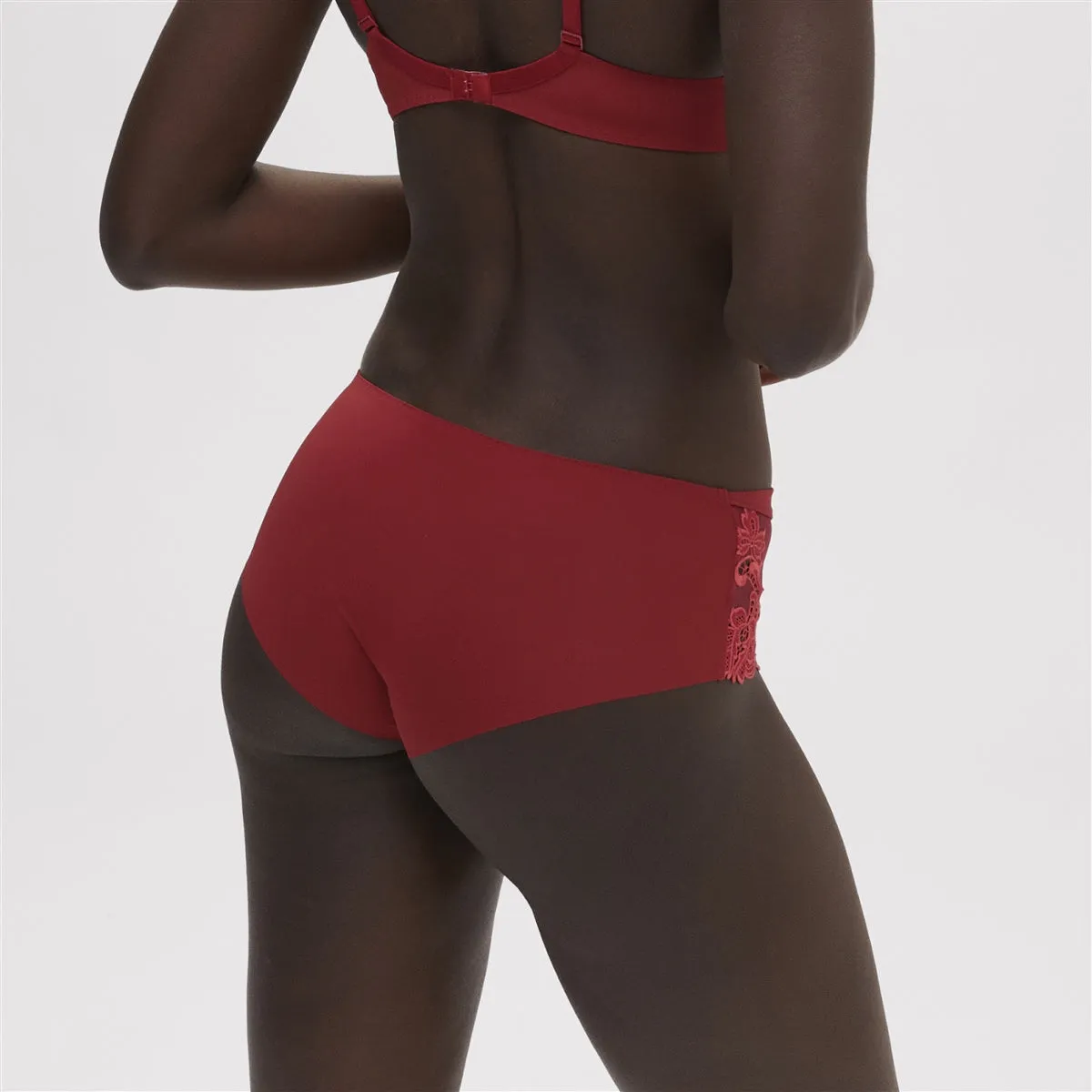 Simone Perele Saga Half Cup Bra - Lipstick Red