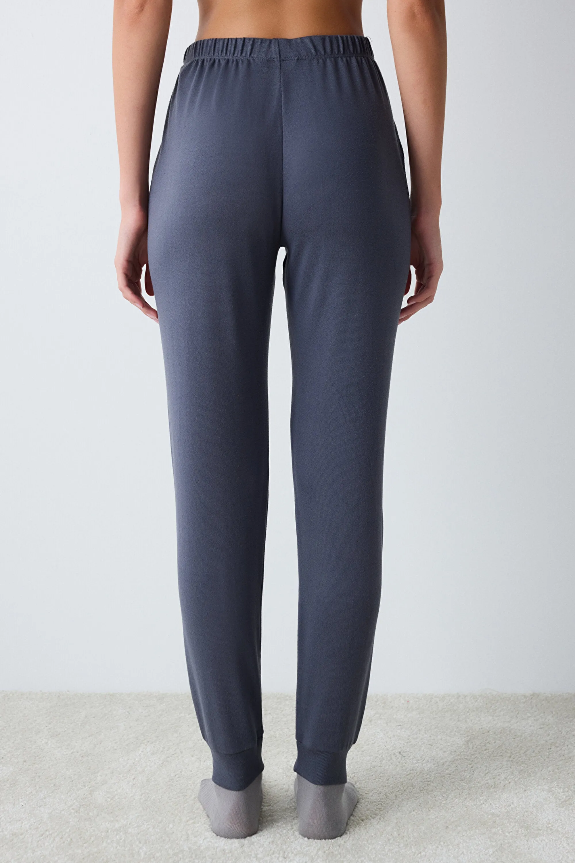 Sleep Mood Thermal Gray Pants Pajama Bottoms