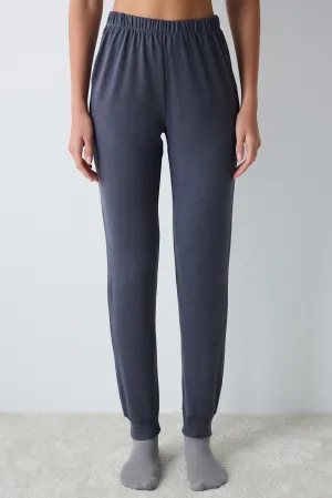 Sleep Mood Thermal Gray Pants Pajama Bottoms