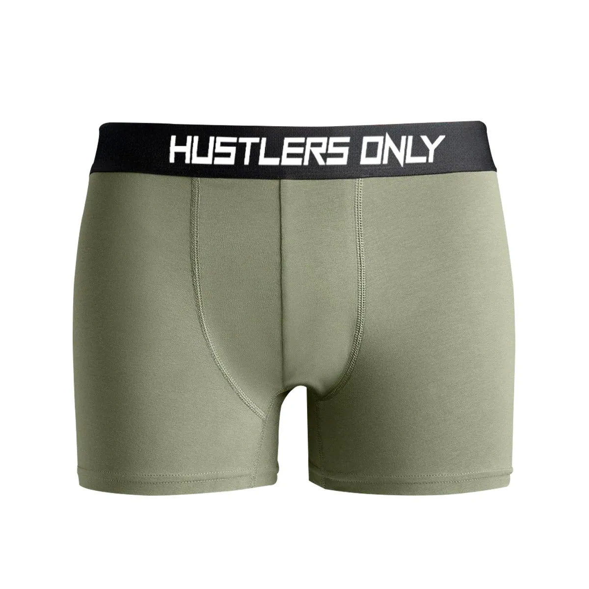 Soft Boxer Briefs - Olive Green