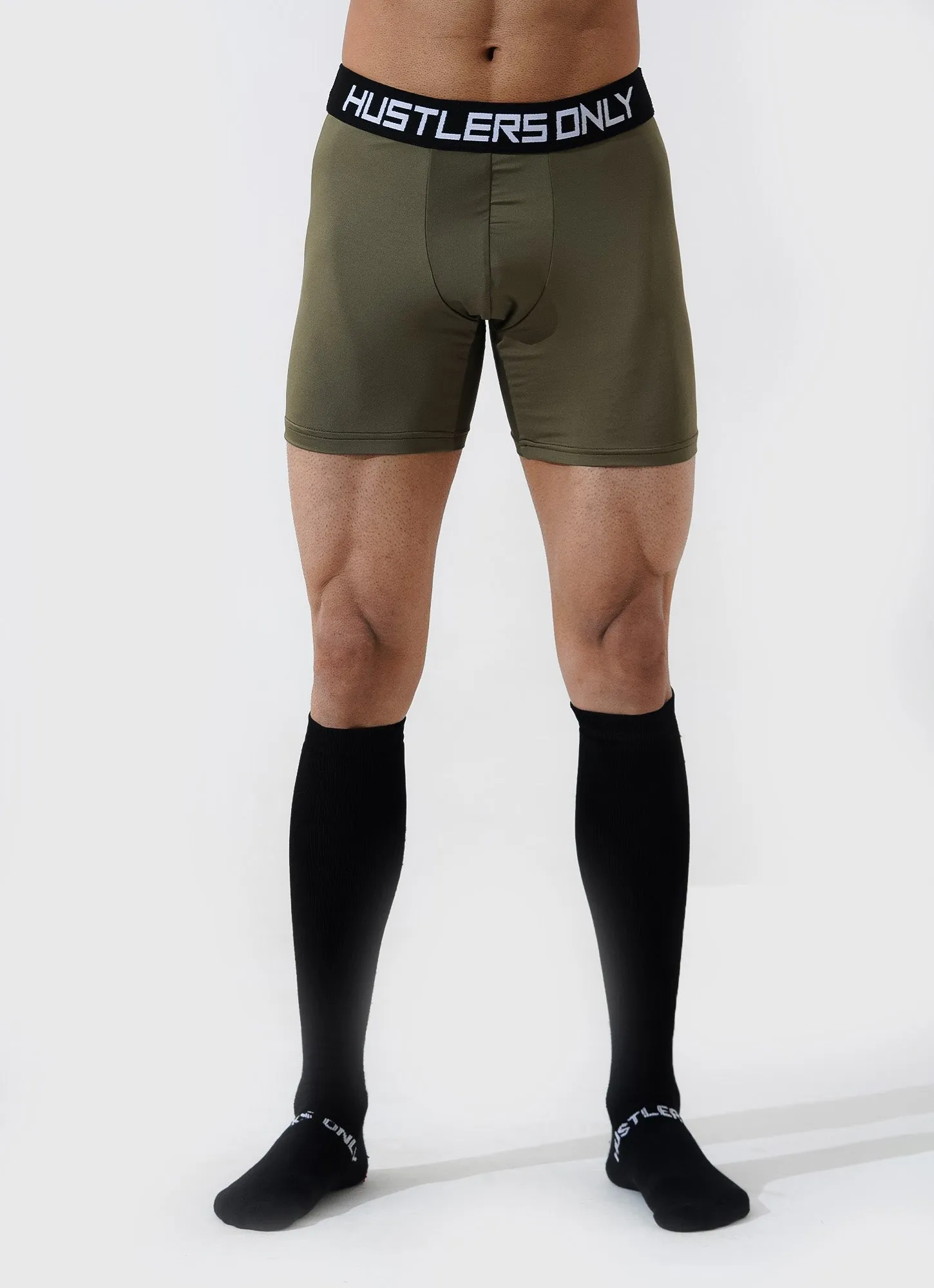 Soft Boxer Briefs - Olive Green