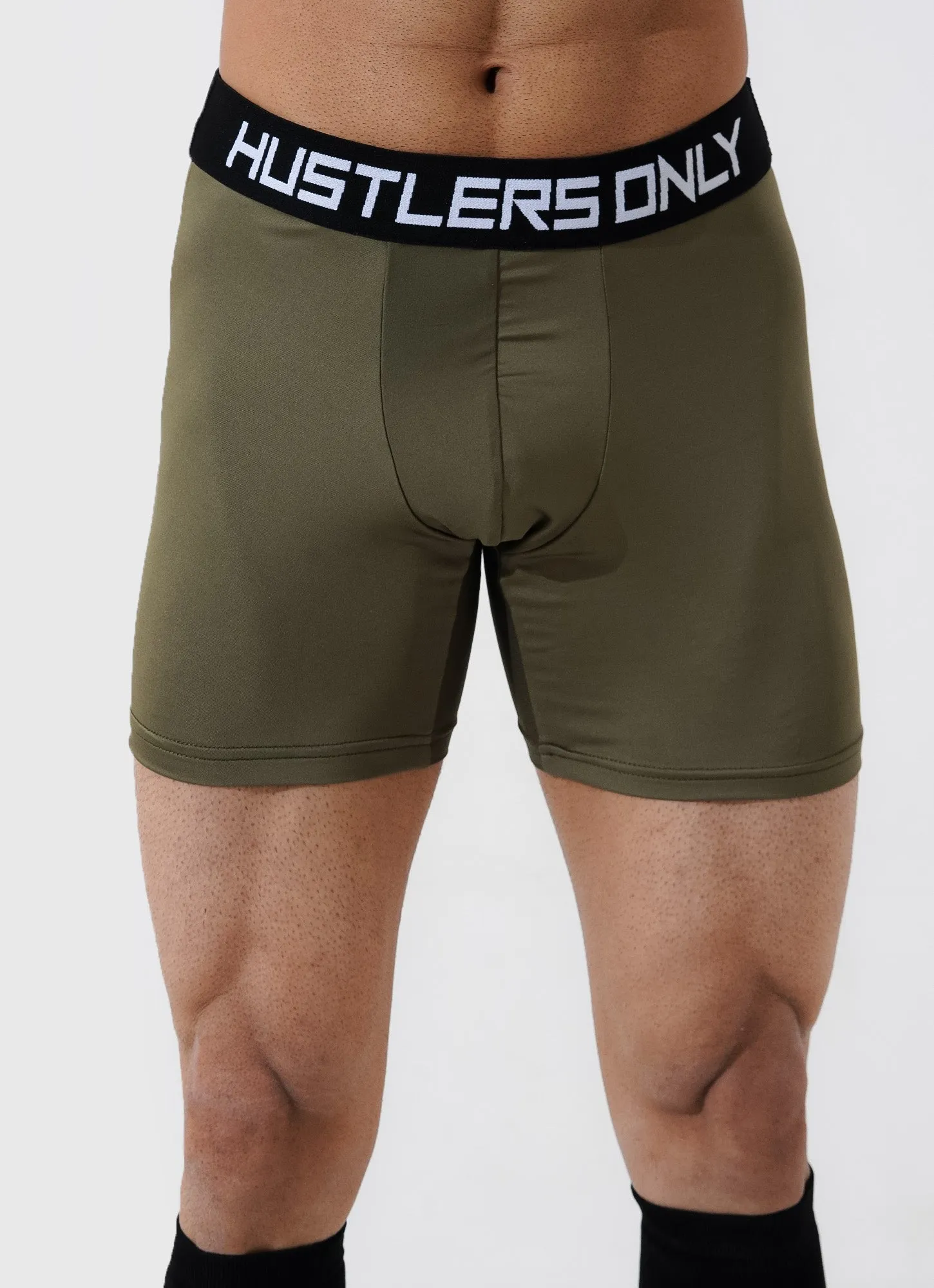 Soft Boxer Briefs - Olive Green
