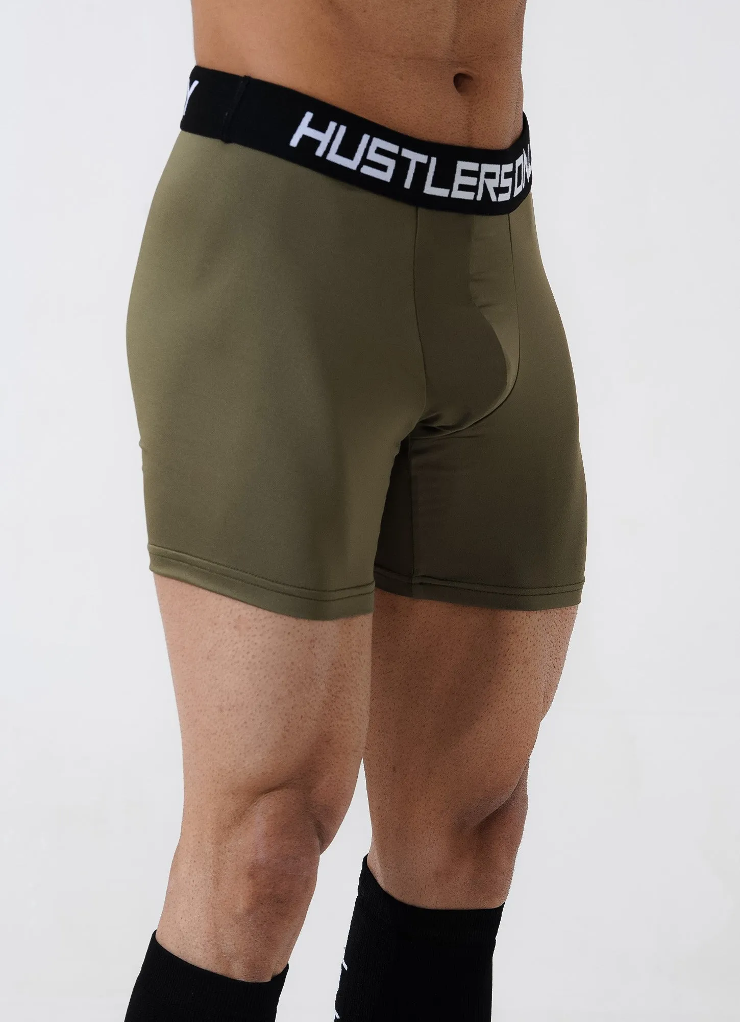 Soft Boxer Briefs - Olive Green