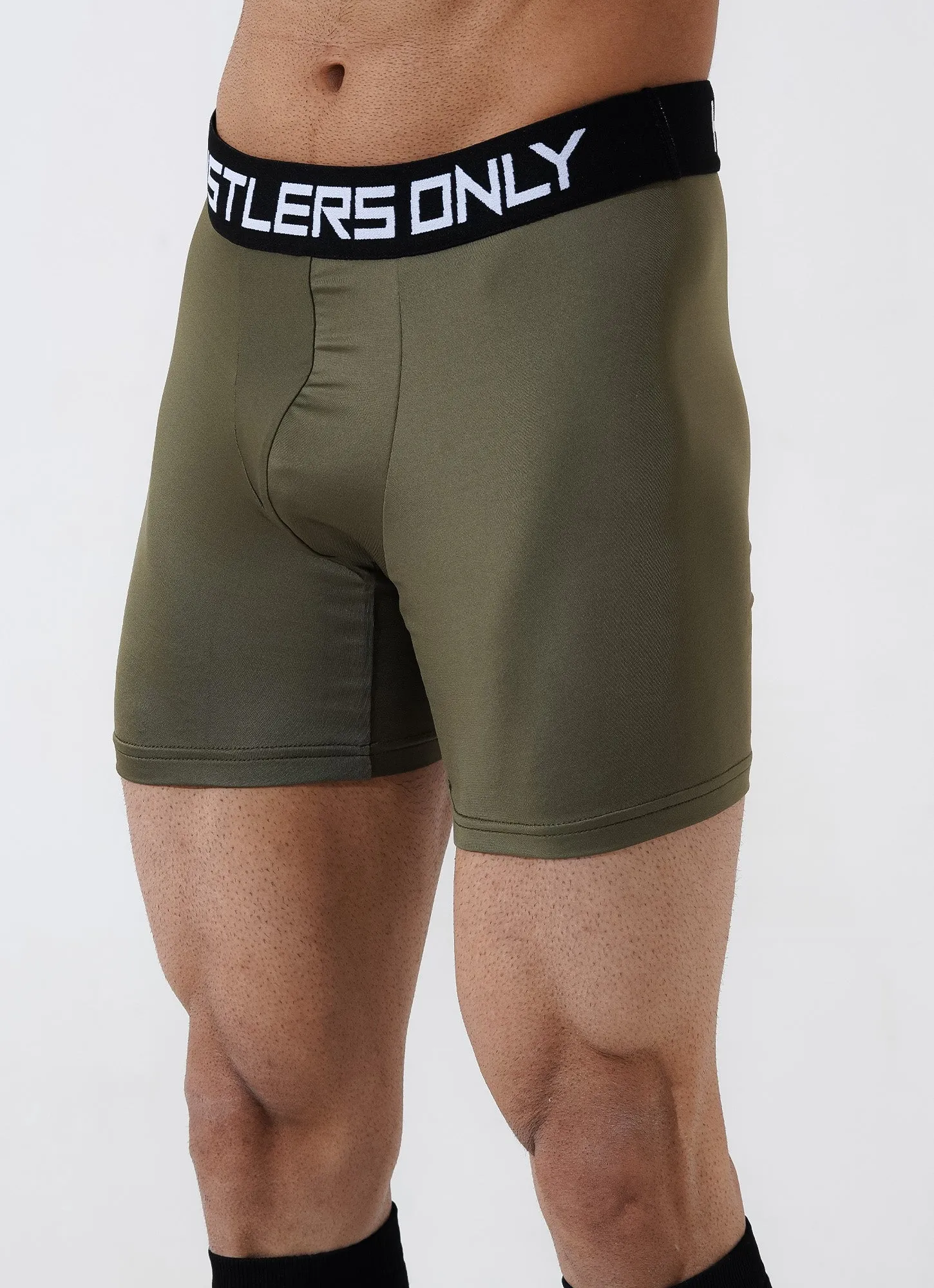 Soft Boxer Briefs - Olive Green