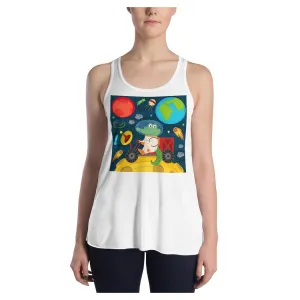 Space Crocodile Racerback Tank