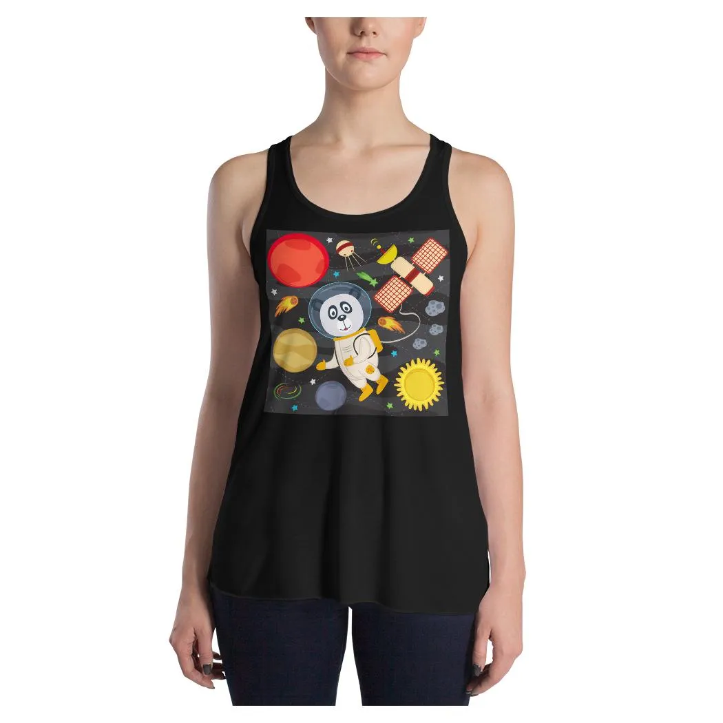 Space Panda Racerback Tank